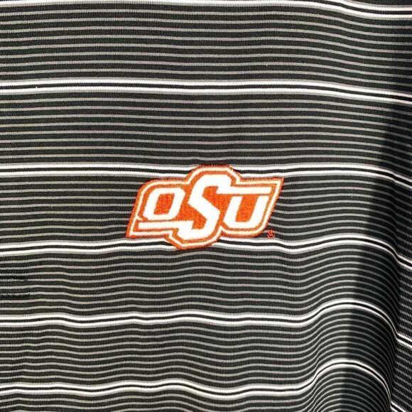 OSU Oklahoma State Ping Polo Style Shirt Size Large - Picture 3 of 8